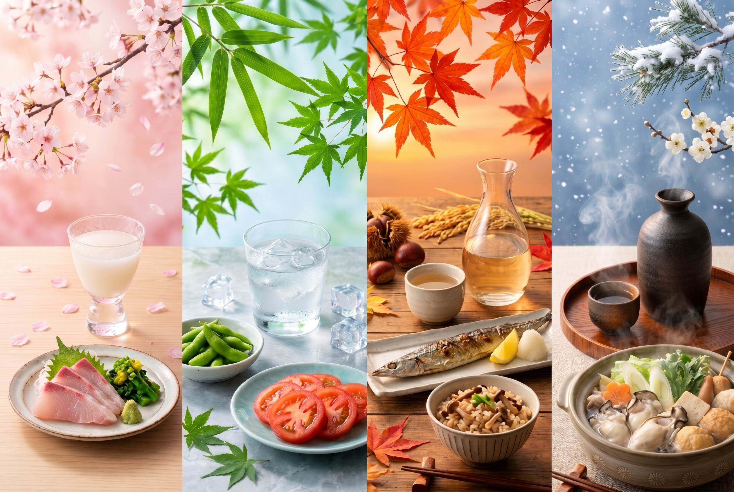 日本酒で感じる季節 ― 春夏秋冬の楽しみ方